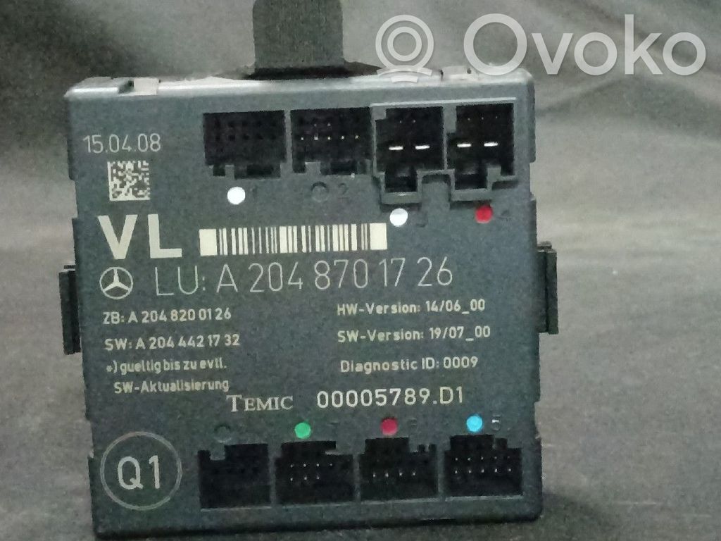 Door control unit/module   2048701726,2048203485,2048207385,2048701826,2048707526,2049009029,FRENTEESQUERDO