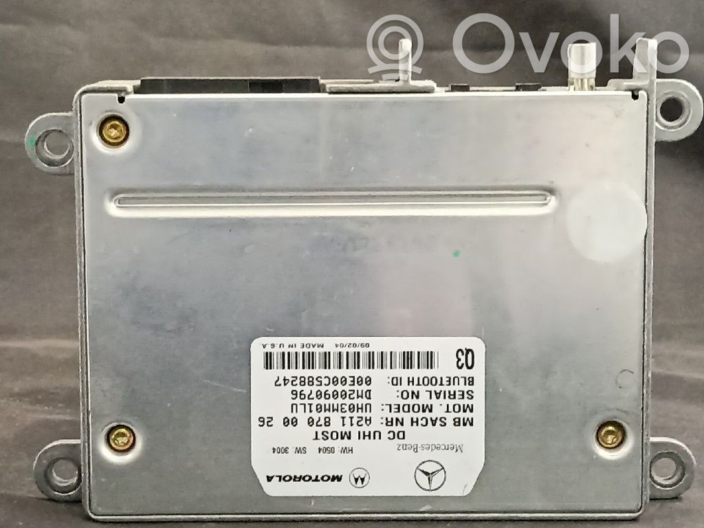 Bluetooth modulis   2118700026,A2118700026