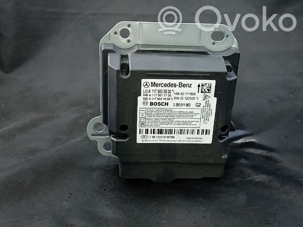 Mercedes-Benz A W176 Unitate/modul de comandă airbaguri 
