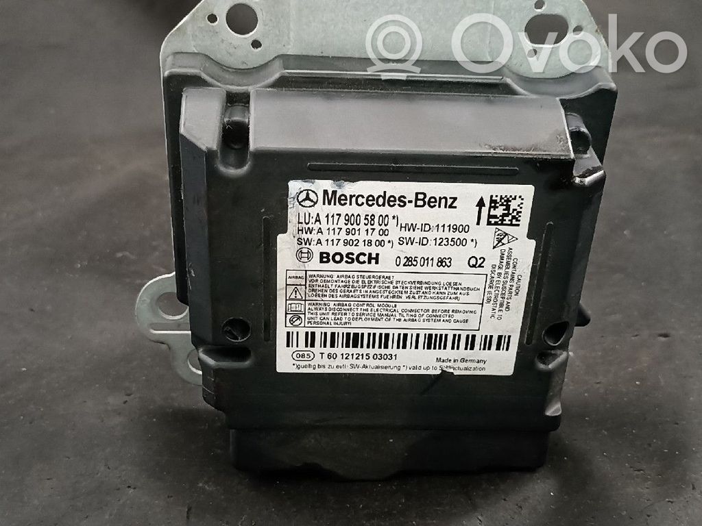 Mercedes-Benz A W176 Unitate/modul de comandă airbaguri 