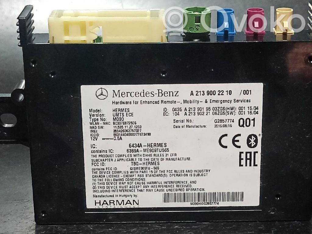 Autres unités de commande / modules   2139002210,2139003617,2139008013,COMUNICACAO