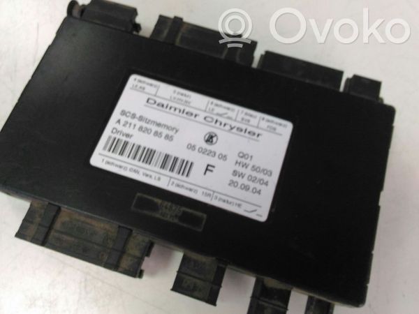 Mercedes-Benz E W211 Module de commande de siège 