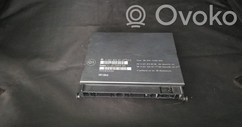 Module de commande de siège   2218706187,2218702086,2218705485,2218706086,A2218702086,A2218705485,A2218706086,A2218706187,TRAS