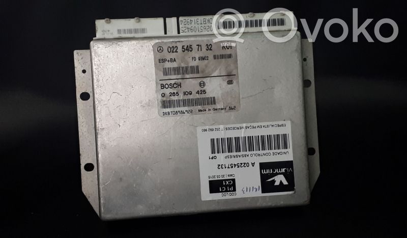 ESP (stability system) control unit   0225457132,0285452632,A0225457132,A0285452632