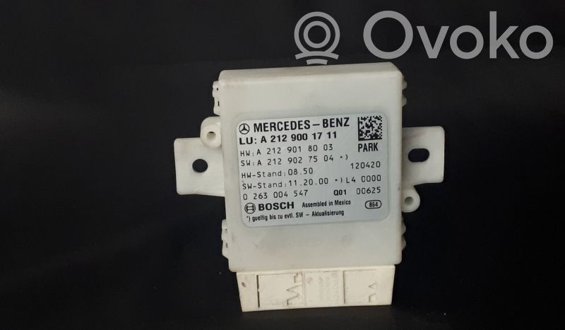 Mercedes-Benz E W212 Parking PDC control unit/module 
