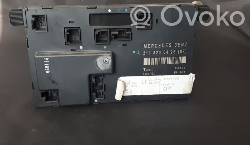 Unité de commande module de porte   2118200426,A2118200426,FRENTEDIREITO