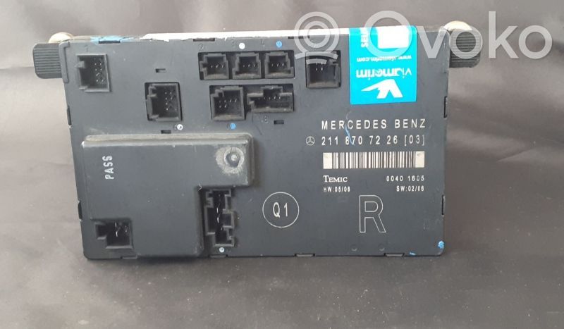 Door control unit/module   2118707226,2118200626,2118201685,2118701026,2118701226,2118702885,A2118200626,A2118201685,A2118701026,A2118701226,A2118702885,A2118707226,FRENTEDIREITO