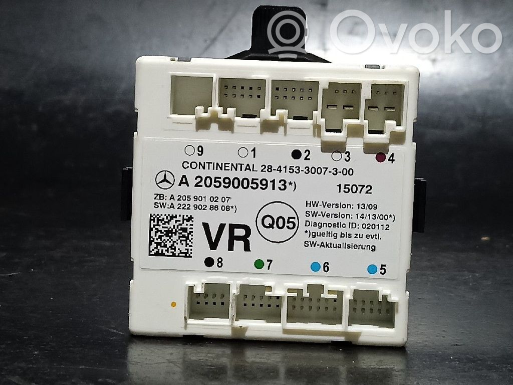 Mercedes-Benz C W205 Door control unit/module 