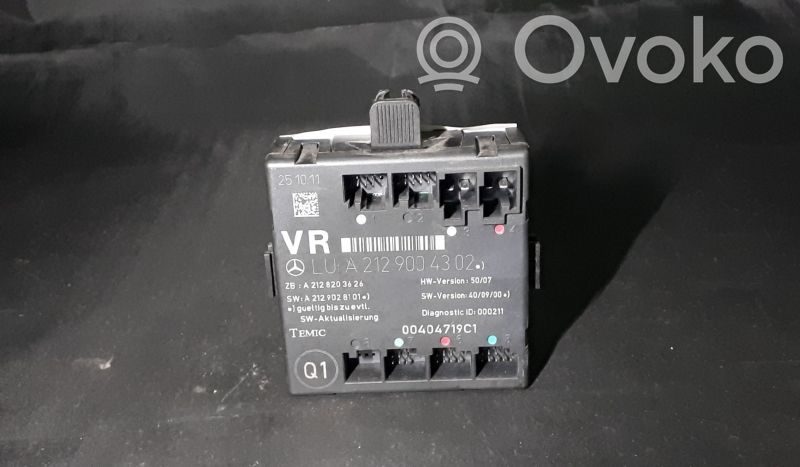 Unité de commande module de porte   2129004302,A2129004302,FRENTEDIREITO