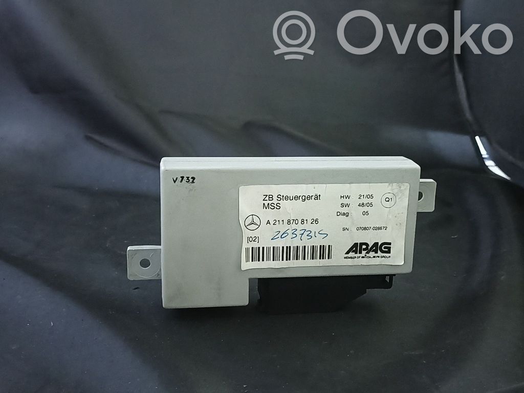 Mercedes-Benz E W211 Other control units/modules 
