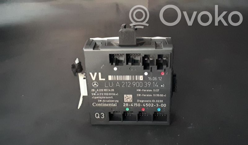 Mercedes-Benz E W212 Door control unit/module 