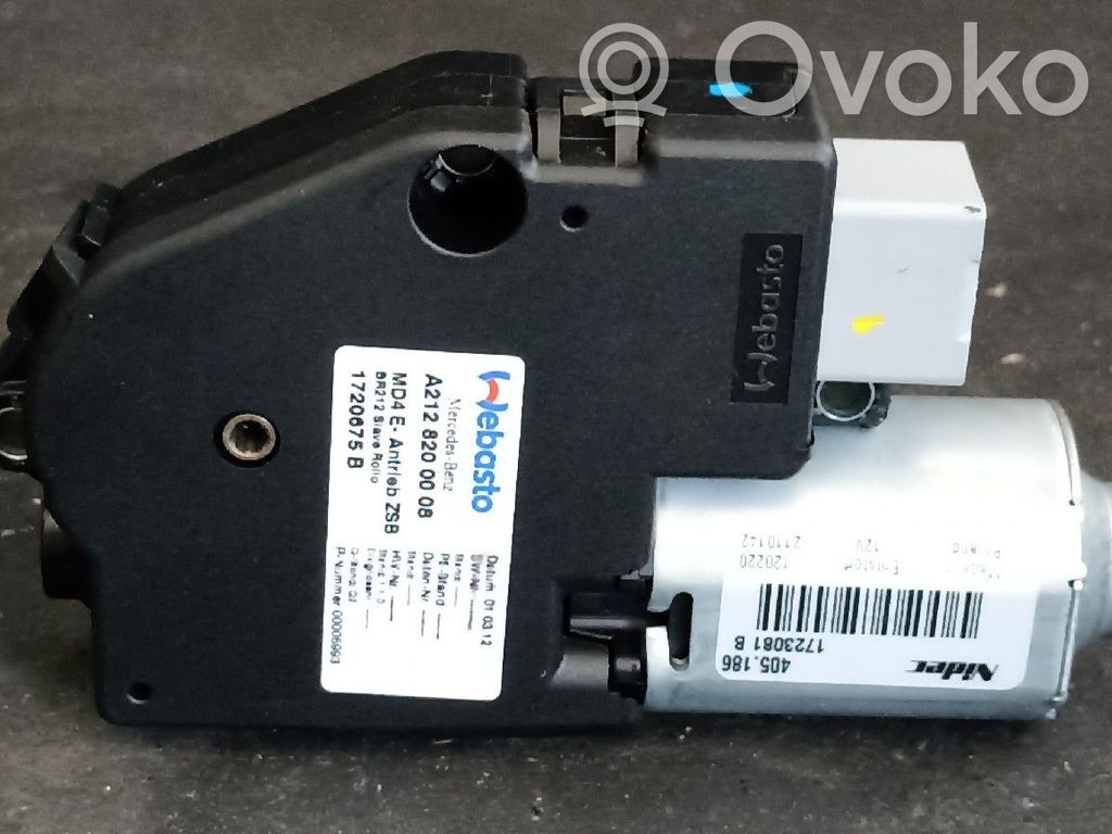 Mercedes-Benz E C207 W207 Motor de techo plegable 