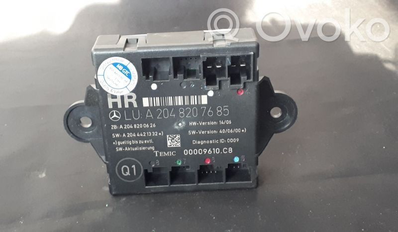 Mercedes-Benz C W204 Door control unit/module 