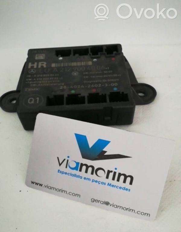 Unité de commande module de porte   2129004006,TRASDIREITO