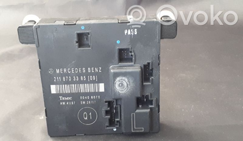 Door control unit/module   2118703385,TRASESQUERDO
