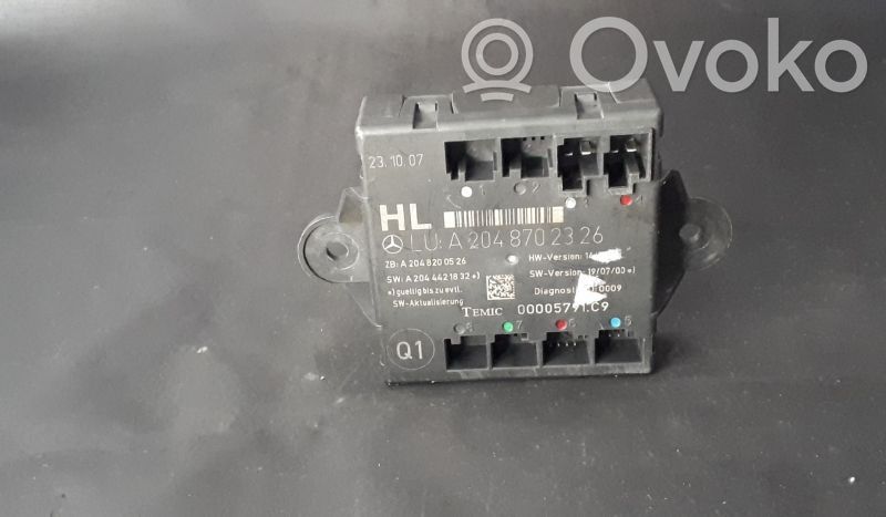 Mercedes-Benz C W204 Door control unit/module 