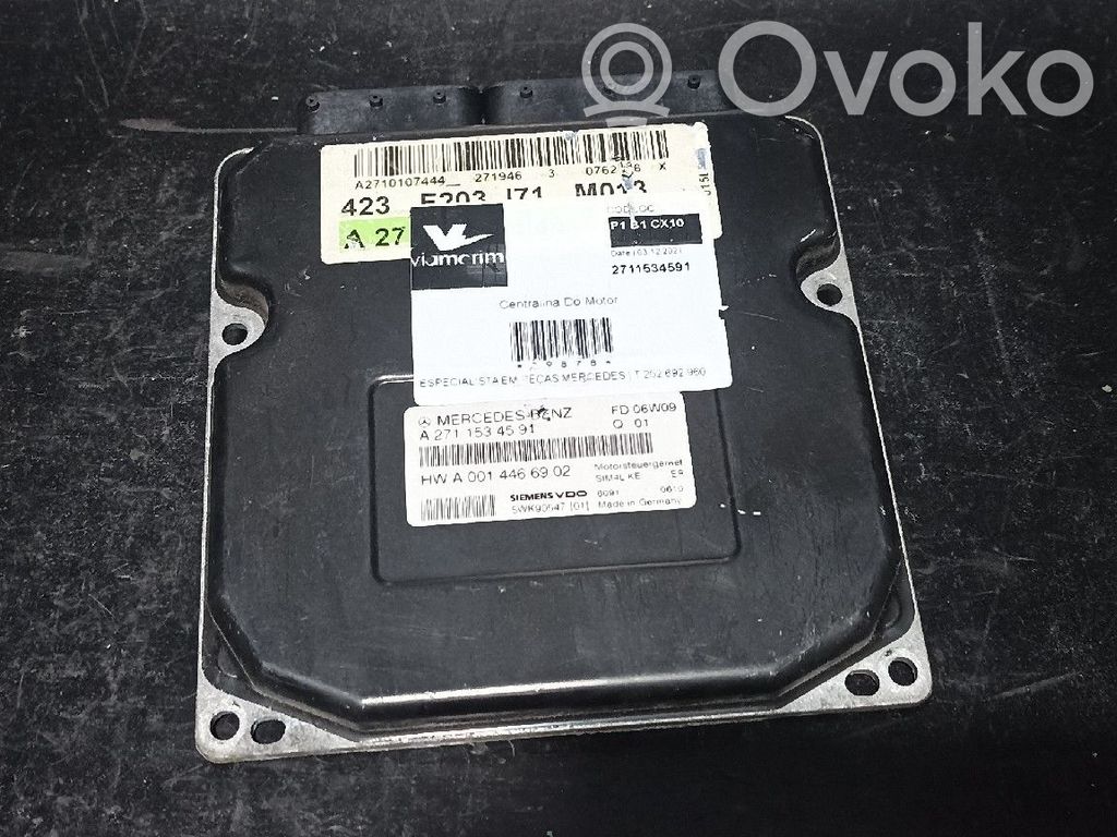 Mercedes-Benz CLC CL203 Engine control unit/module 