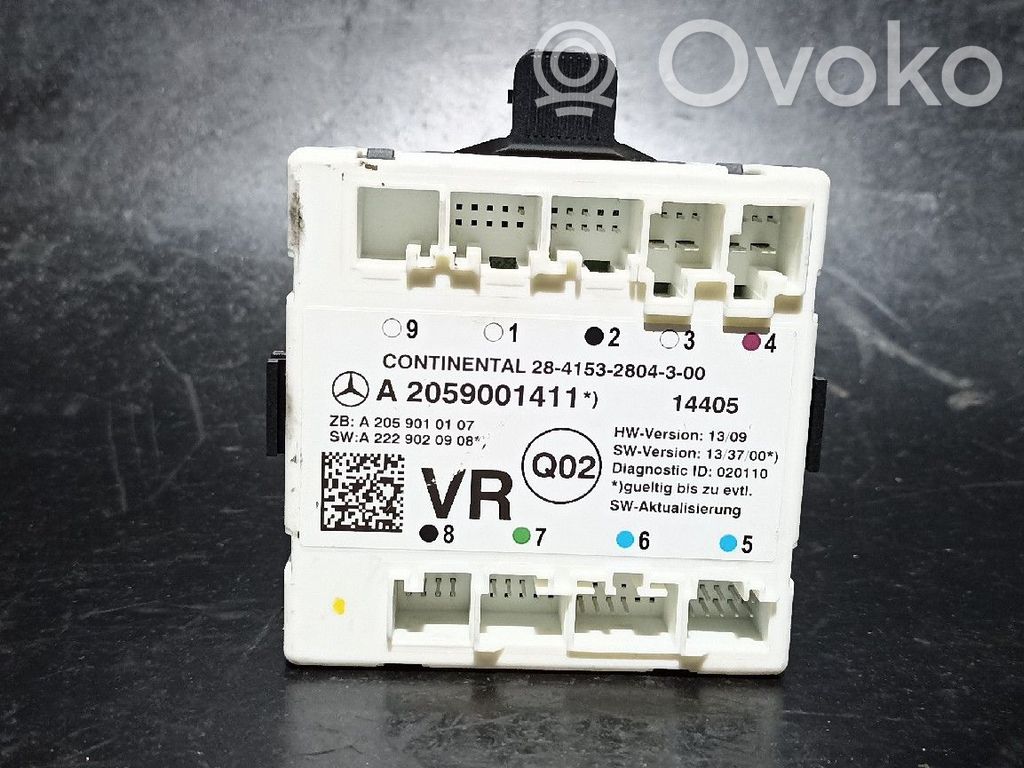 Mercedes-Benz C W205 Door control unit/module 
