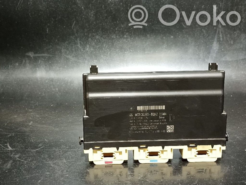 Mercedes-Benz E W213 Module de commande de siège 