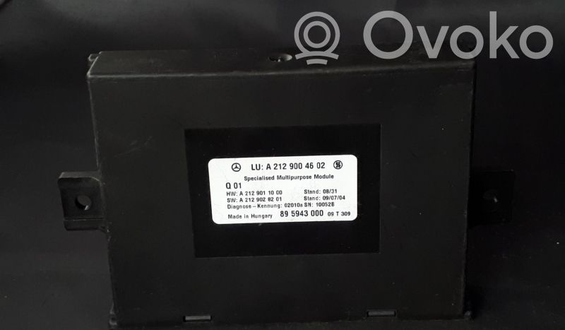 Mercedes-Benz E W212 Other control units/modules 