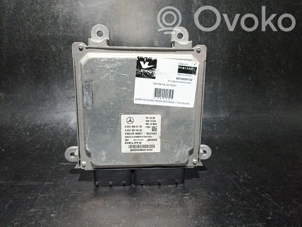 Mercedes-Benz E W212 Engine control unit/module 