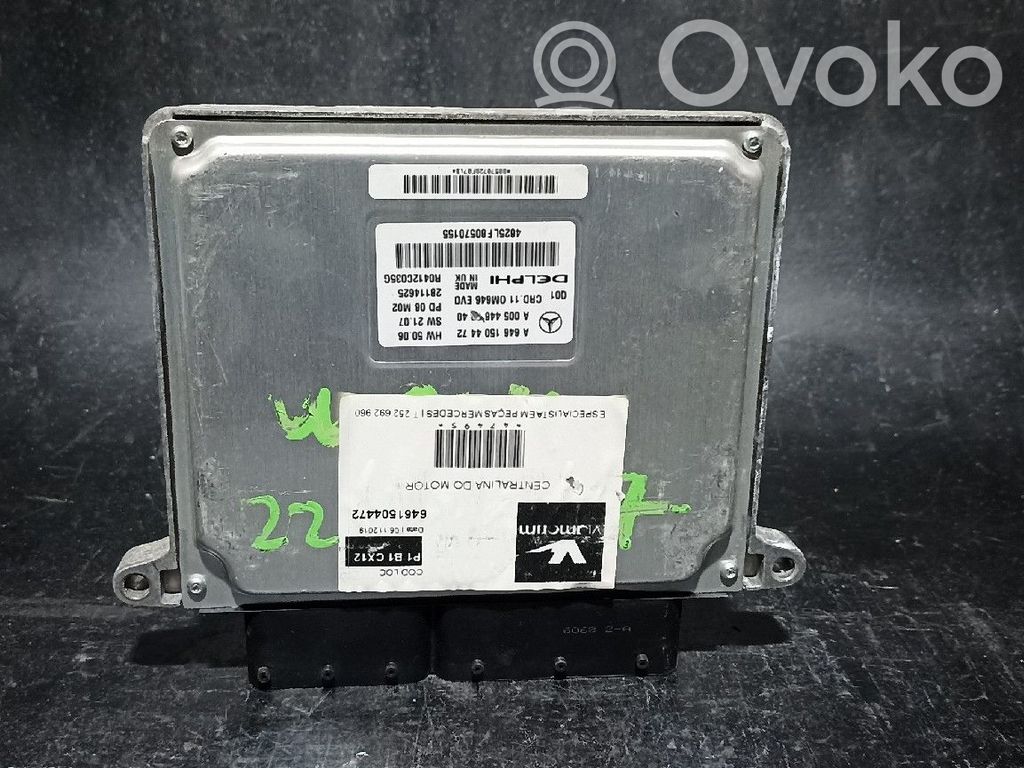 Mercedes-Benz C W204 Engine control unit/module 