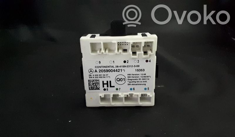 Door control unit/module   2059004421,2059000728,A2059000728,A2059004421,TRASESQUERDO