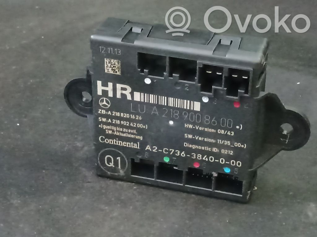 Unité de commande module de porte   2189008600,A2189008600,TRASDIREITO