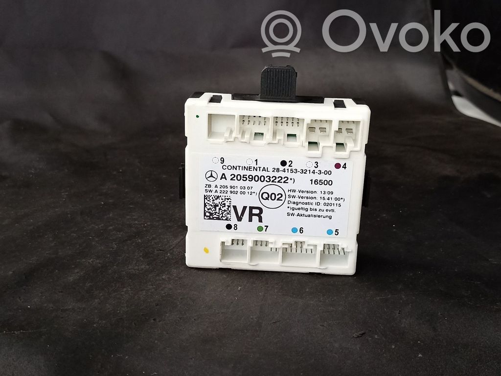 Unité de commande module de porte   2059003222,A2059003222,FRENTEDIREITO