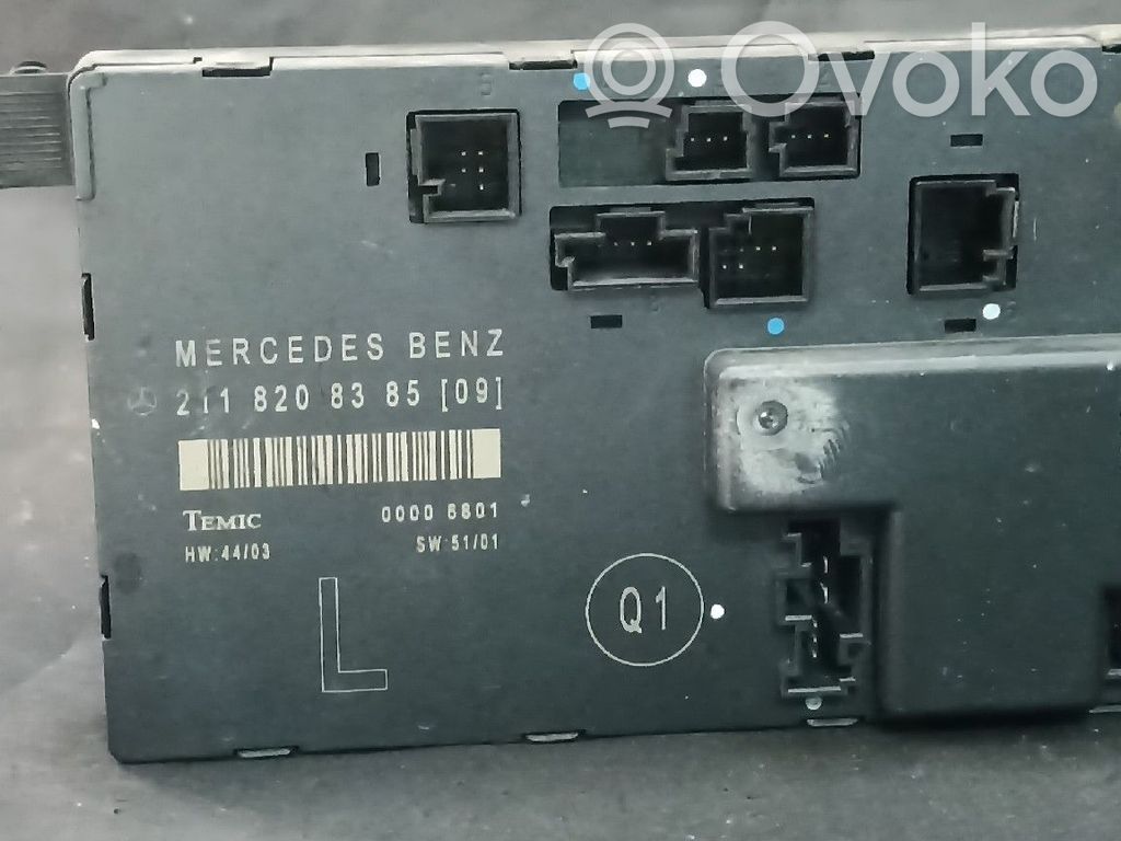Mercedes-Benz E W211 Unidad de control/módulo de la puerta 