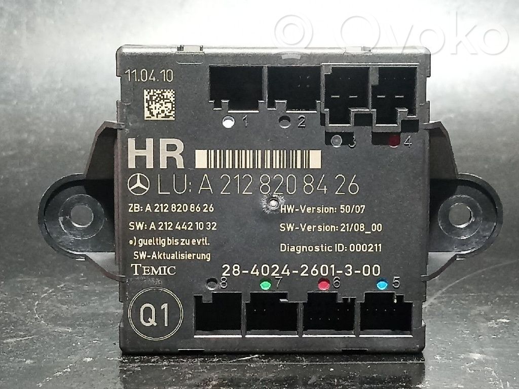 Mercedes-Benz E W212 Door control unit/module 