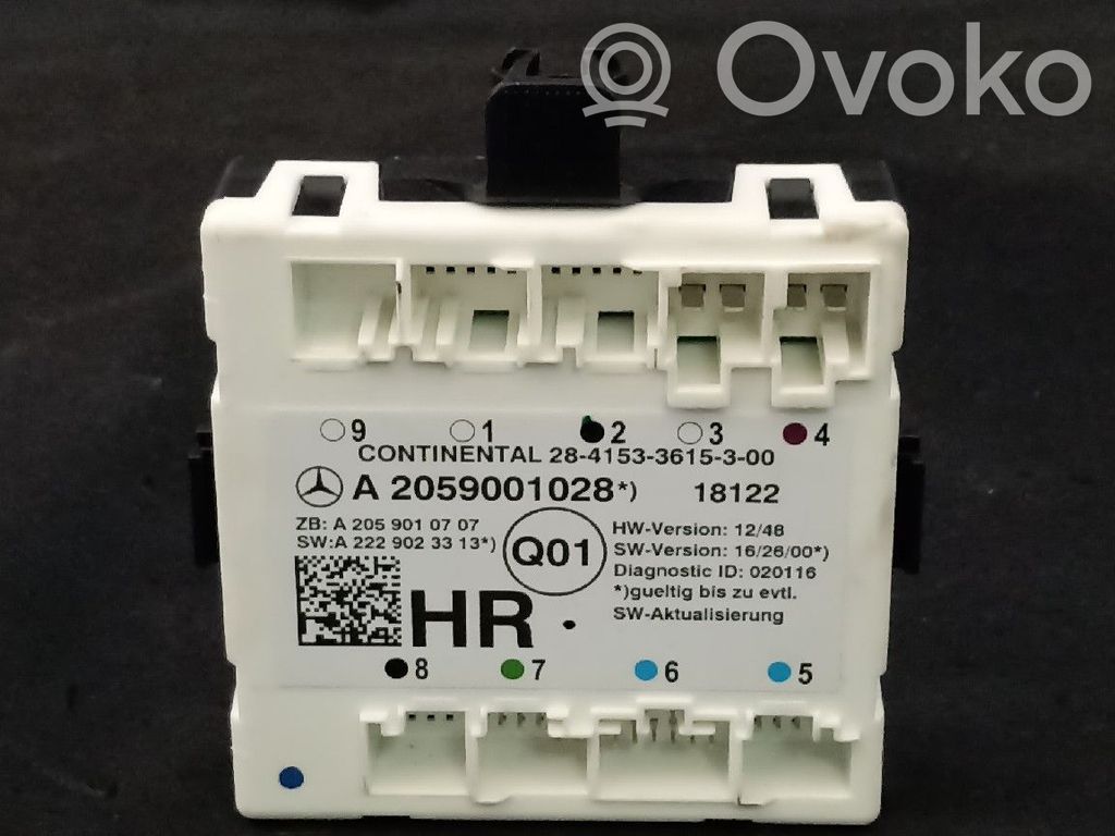 Mercedes-Benz C W205 Door control unit/module 