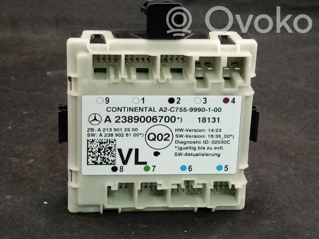 Unité de commande module de porte   2389006700,A2389006700,FRENTEESQUERDO