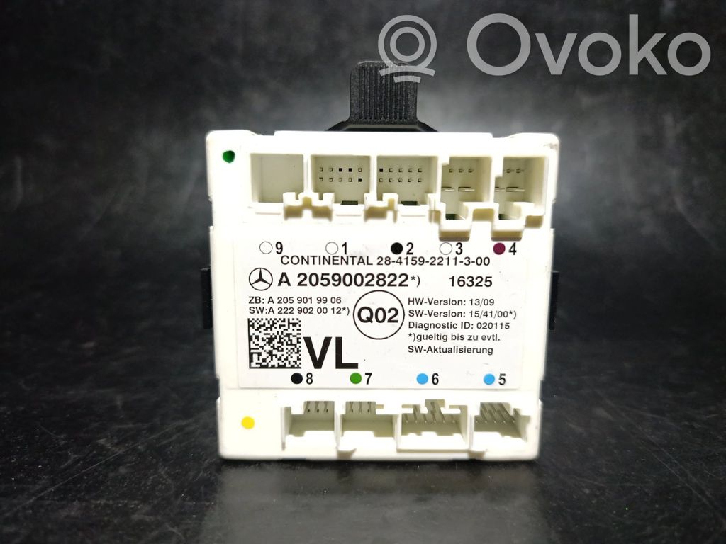 Mercedes-Benz C W205 Door control unit/module 
