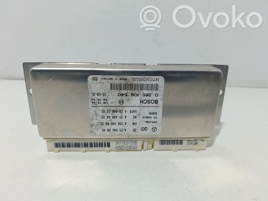 Mercedes-Benz E W211 ESP (stability system) control unit 