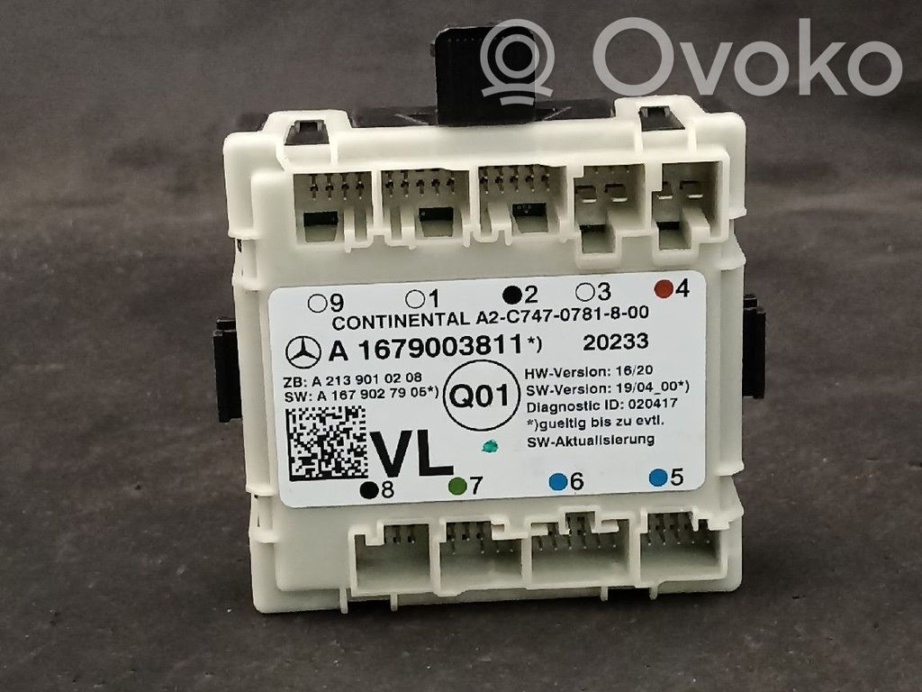 Mercedes-Benz C W205 Door control unit/module 