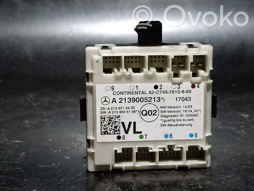 Mercedes-Benz E W213 Door control unit/module 