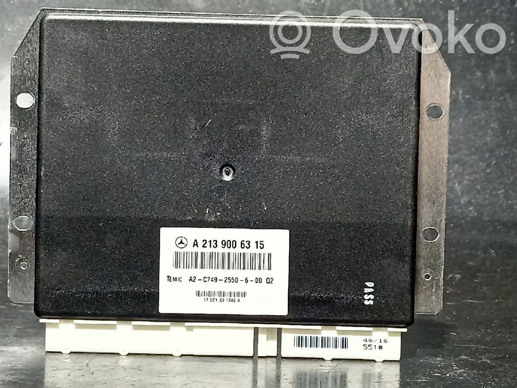 Mercedes-Benz E W213 Module de commande suspension 
