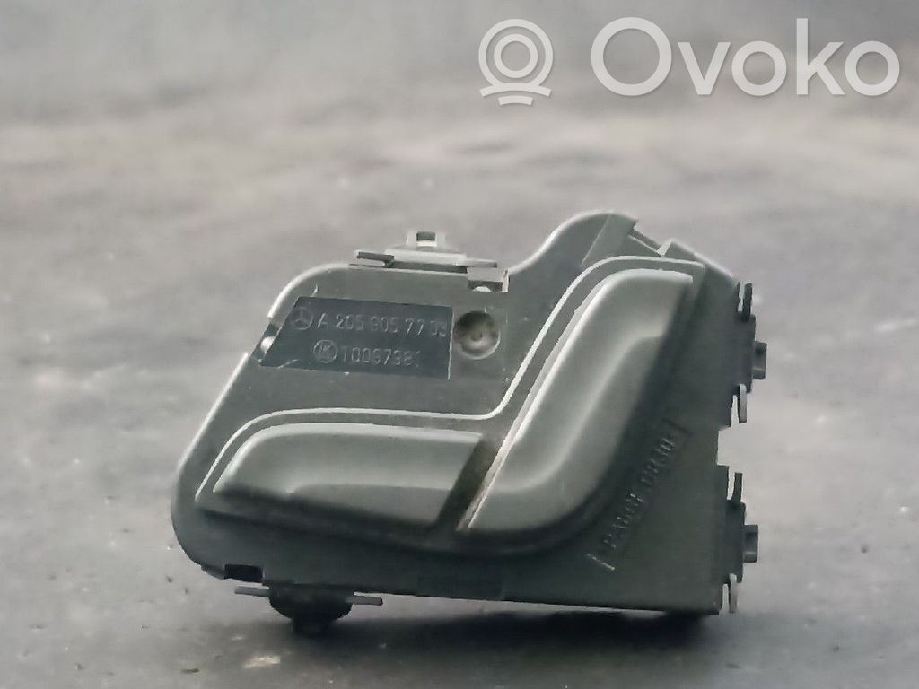 Mercedes-Benz C W205 Interruptor de control del asiento 