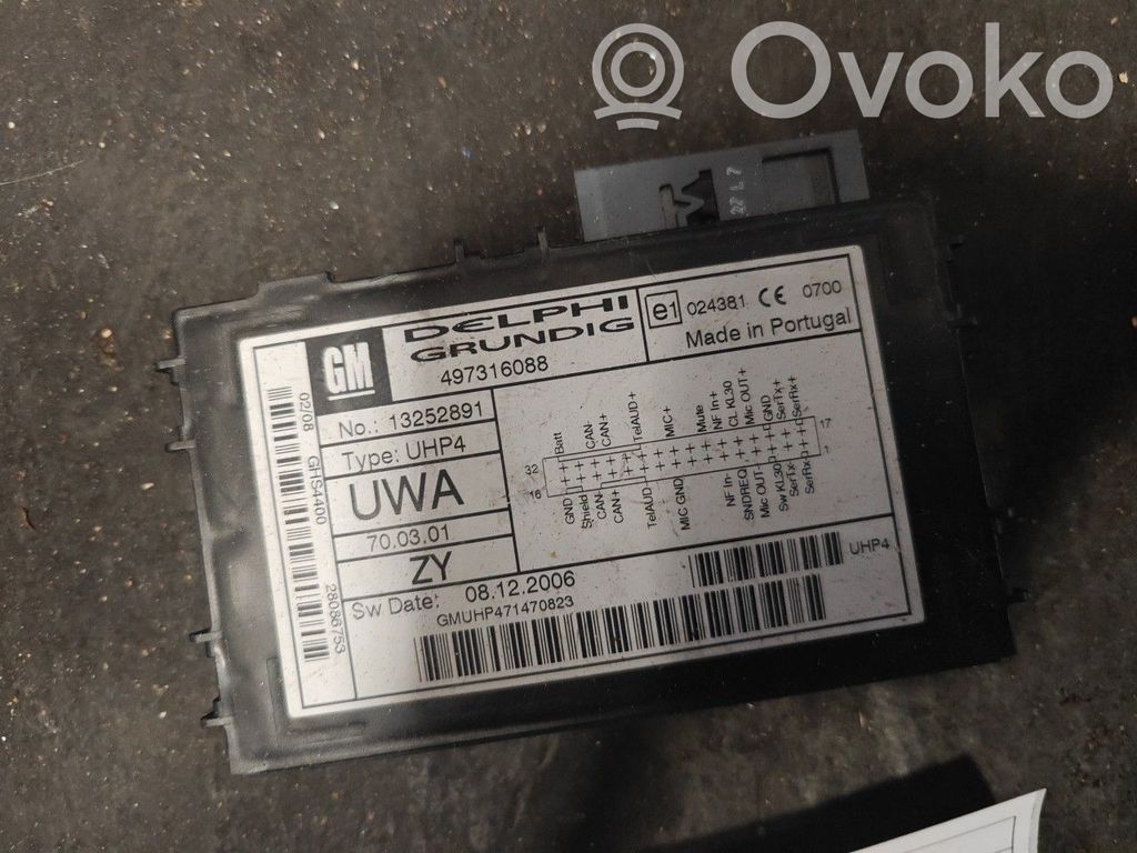 Sonstige Steuergeräte / Module   13252891,497316088,DELPHI,OPELGM,UWA