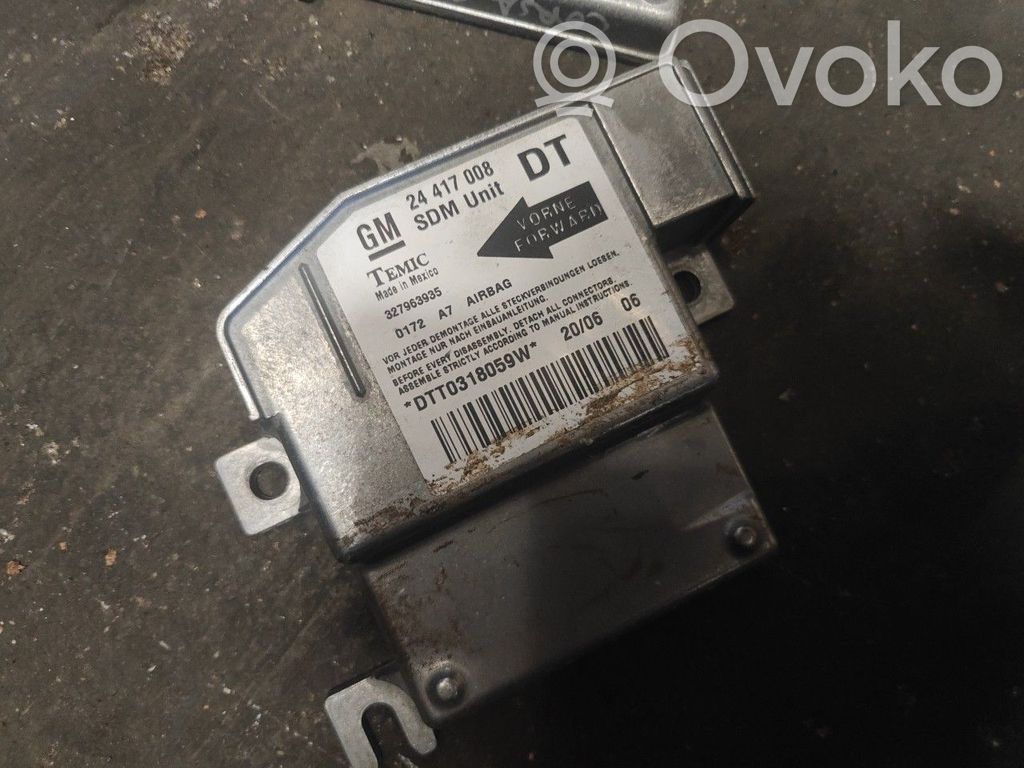 Airbagsteuergerät   24417008,327963935,DT,OPELCOMBO,TEMIC
