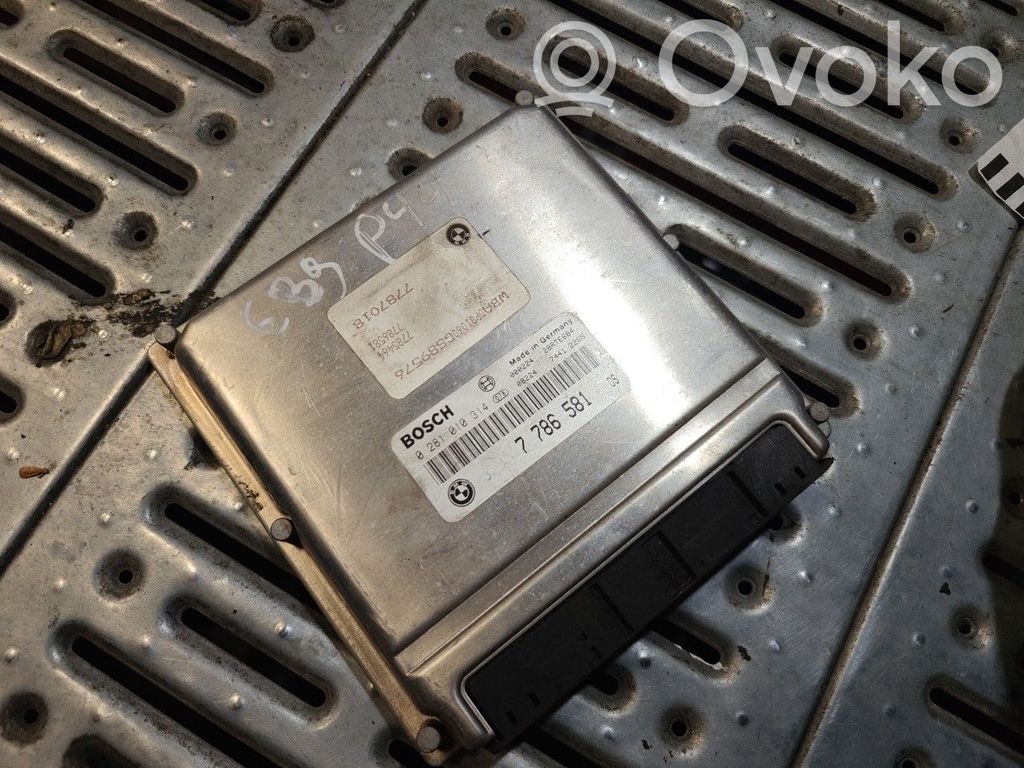Engine control unit/module   0281010314,BMWSERIE3E465E39,BOSCH