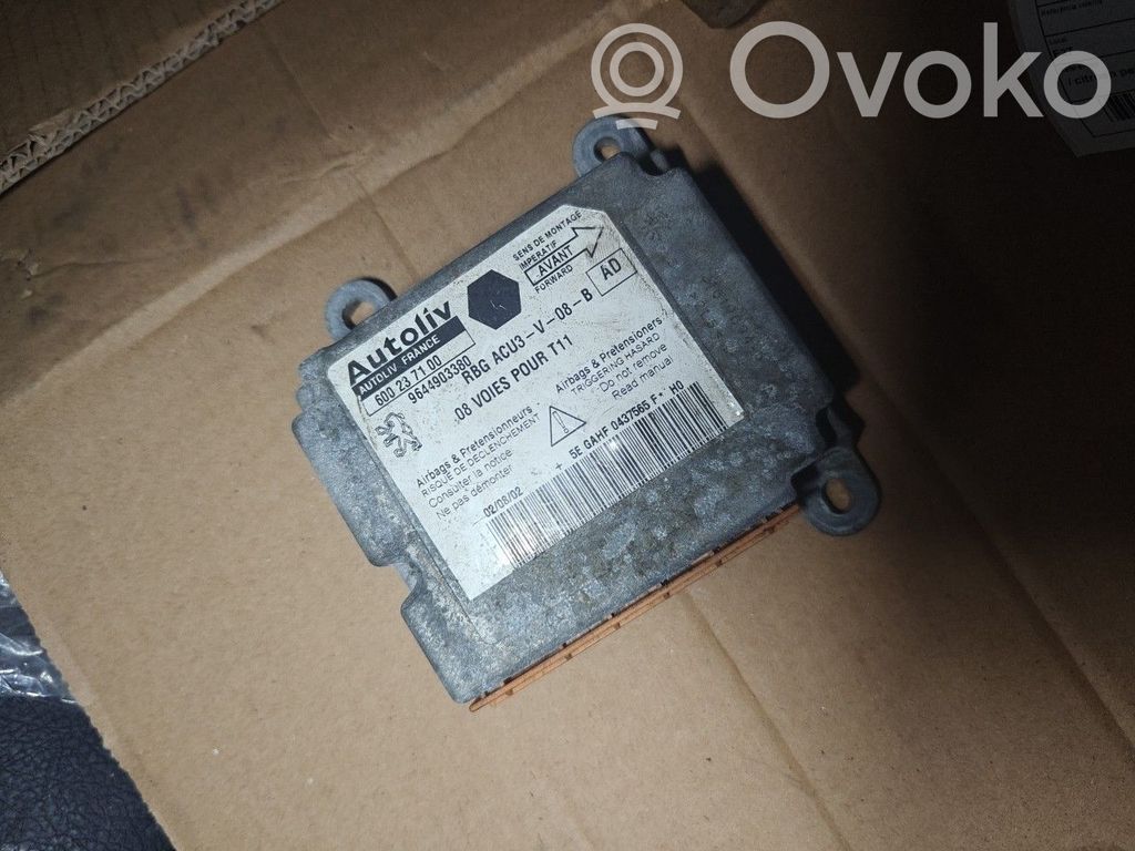 Module de contrôle airbag   9644903380,CITROENPEUGEOTP