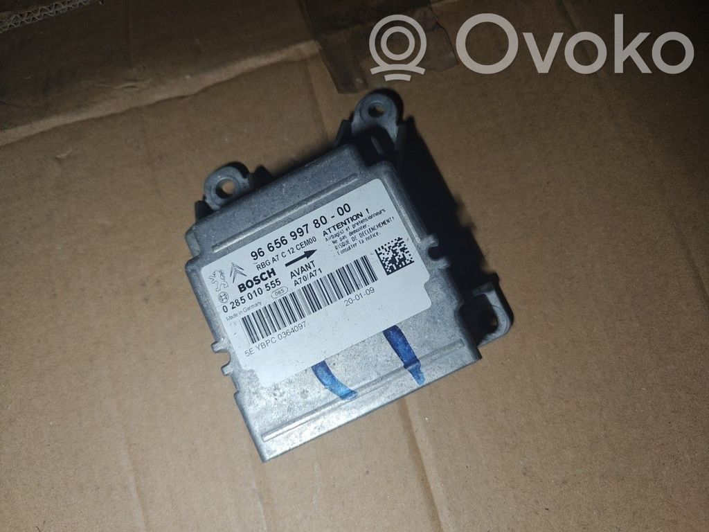 Airbag control unit/module   0285010555,BOSCH,CITROENPEUGEOTP