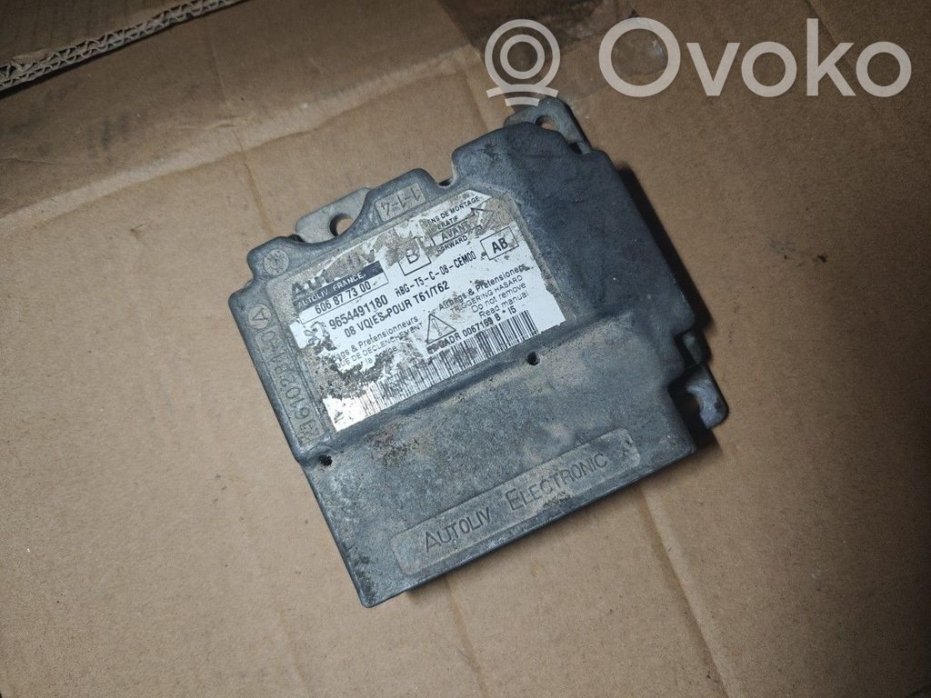 Airbag control unit/module   606877300,AUTOLIV,CITROENPEUGEOTP