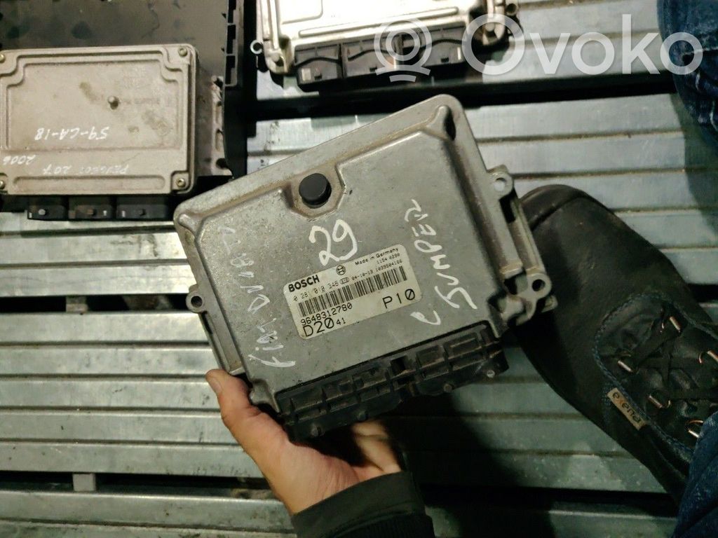 Sterownik / Moduł ECU   9648312780,BOSCH0281010346