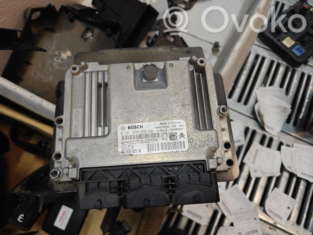 Engine control unit/module   9807885980,0281030546,BOSCH,EDC17C10