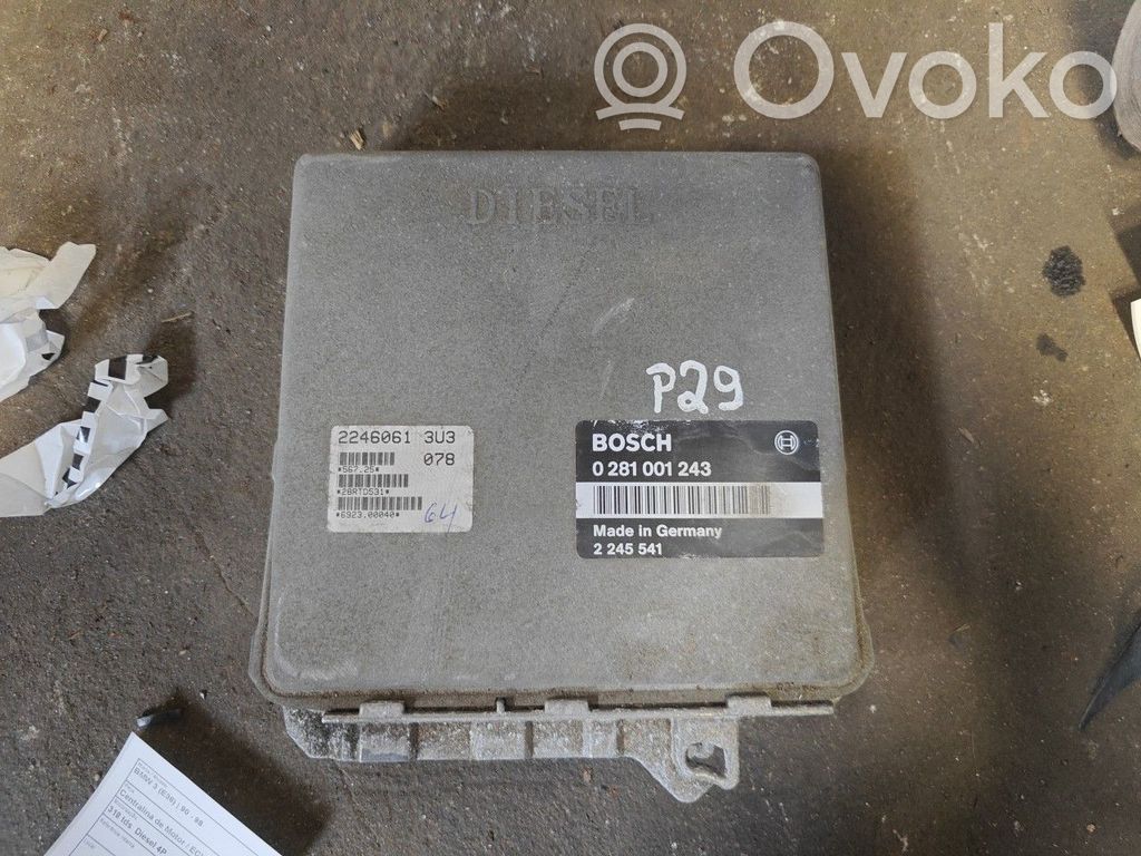 BMW 3 E36 Sterownik / Moduł ECU 