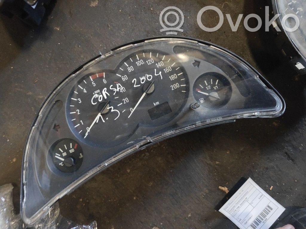 Geschwindigkeitsmesser Cockpit   OPELCORSAC,VDO110008988026