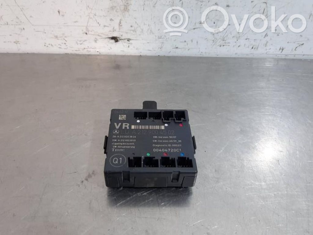 Mercedes-Benz E W212 Unitate/modul de comandă închidere centralizată